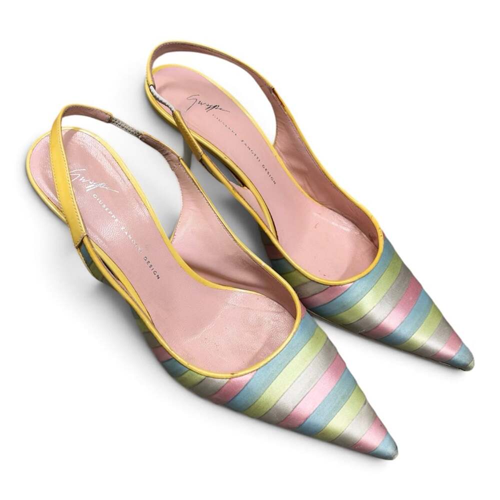 Giuseppe Zanotti Design Size 8 Striped Slingback